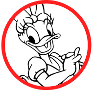 Daisy Duck coloring page