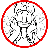 Daisy Duck coloring page