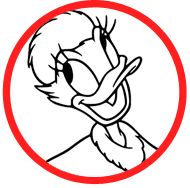 Daisy Duck coloring page
