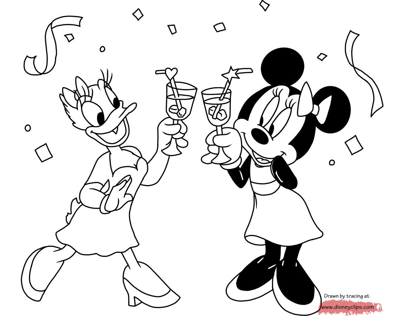 Donald Duck And Mickey Mouse Coloring Pages  www.pixshark 