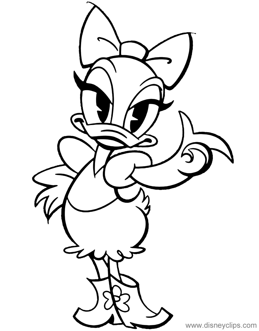 Mickey Mouse TV Series Coloring Pages (3) | Disneyclips.com