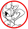 Daisy Duck coloring page