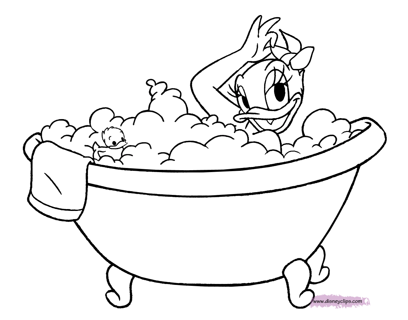 Download Donald and Daisy Duck Coloring Pages 3 | Disney Coloring Book