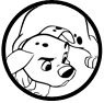 101 Dalmatians puppy coloring page