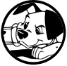 101 Dalmatians puppy coloring page