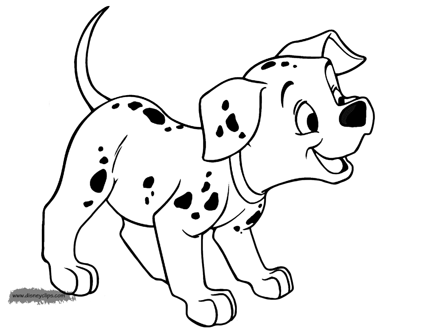 dalmation dog coloring pages - photo #23