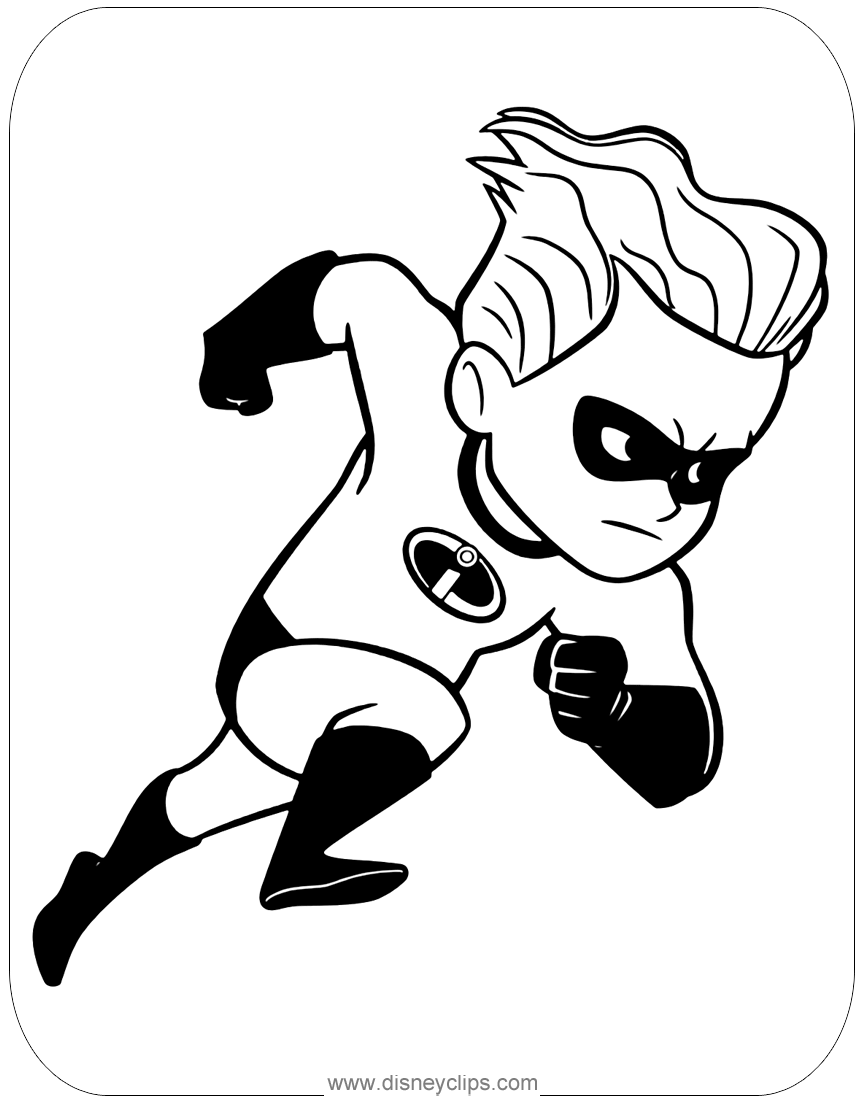 Download The Incredibles Coloring Pages | Disneyclips.com