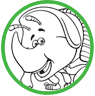 Dim coloring page