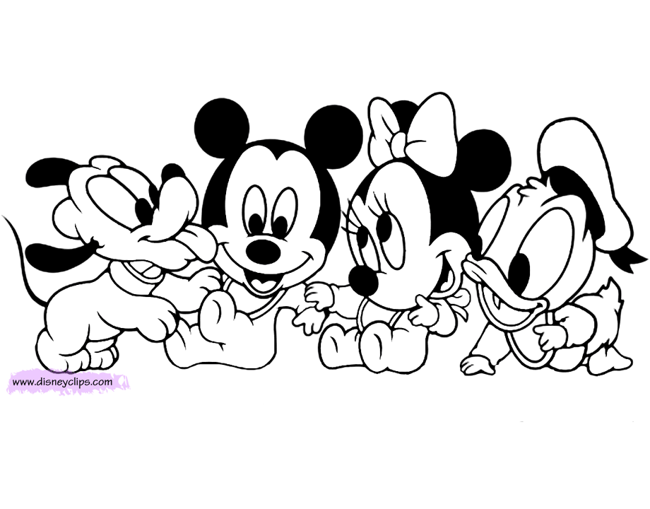 Disney Babies Coloring Pages 1
