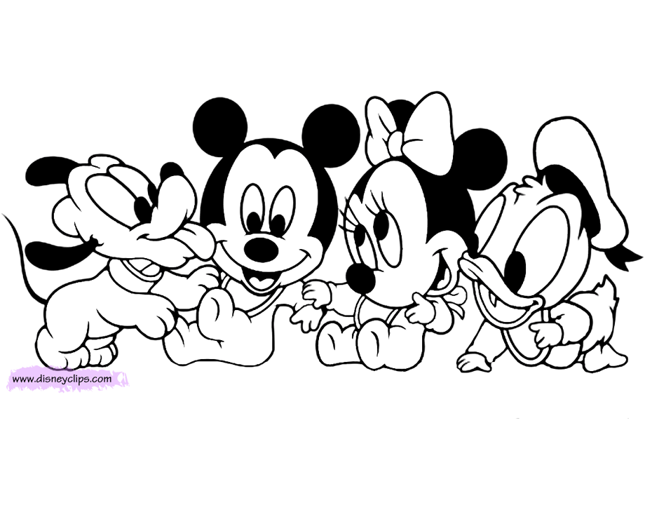 Download Disney Babies Coloring Pages 7 | Disney Coloring Book