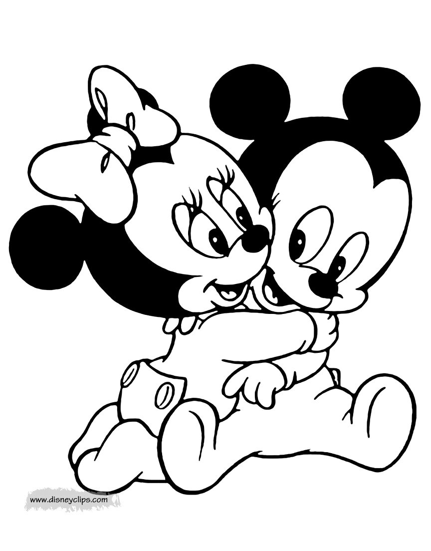 Download Disney Babies Coloring Pages (9) | Disneyclips.com