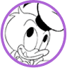 Baby Donald Duck coloring page