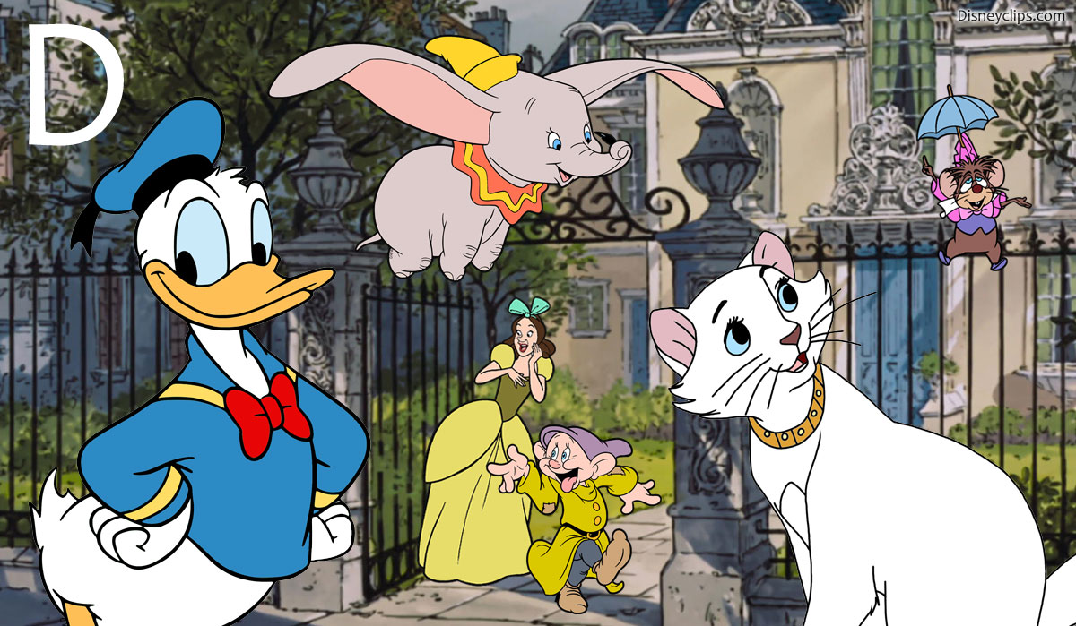 Disney characters that start with D