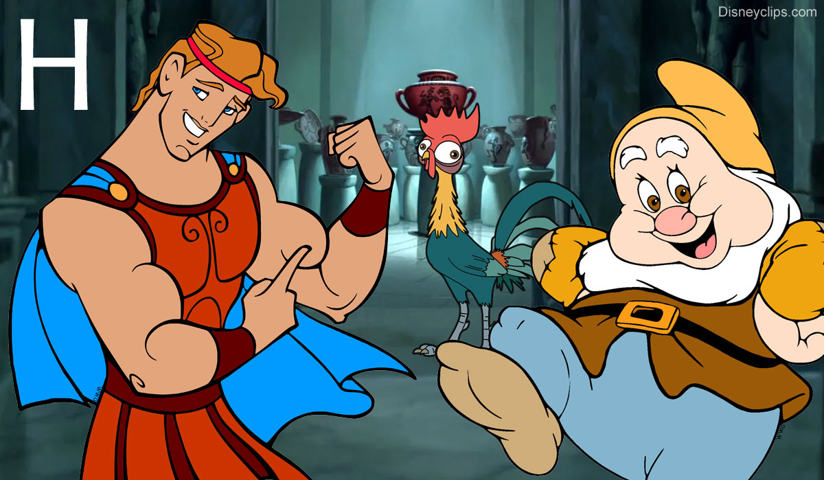 Disney characters that start with H