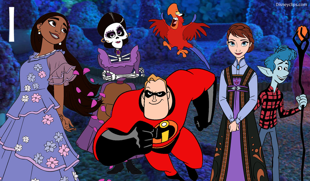 Disney characters that start with I