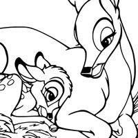 Disney Mother's Day coloring page