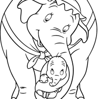 Disney Mother's Day coloring page