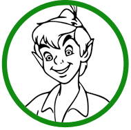 Peter Pan coloring page