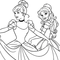 Disney Princess coloring page