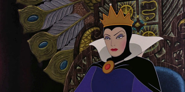 The Evil Queen on her throne