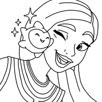 Wish coloring page