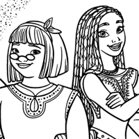 Wish coloring page
