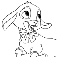 Valentino coloring page