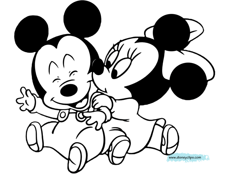 Download Disney Babies Coloring Pages (9) | Disneyclips.com