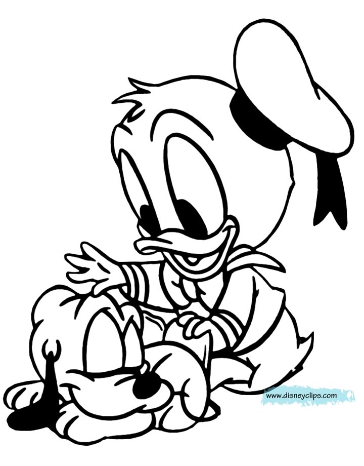 Disney Babies Coloring Pages 5 | Disney Coloring Book