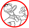 Donald Duck coloring page