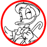 Donald Duck coloring page
