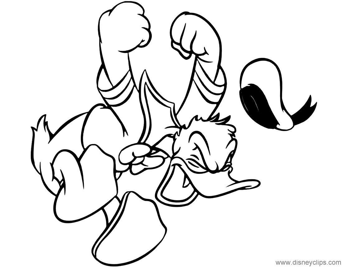 Download Donald Duck Coloring Pages (6) | Disneyclips.com