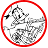 Donald Duck coloring page