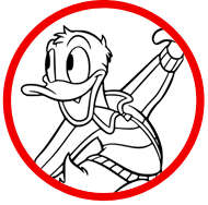 Donald Duck coloring page