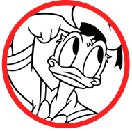 Donald Duck coloring page