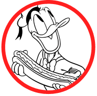Donald Duck coloring page