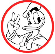 Donald Duck coloring page