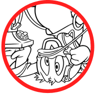 Donald Duck coloring page