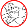 Donald Duck coloring page