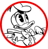 Donald Duck coloring page