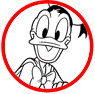 Donald Duck coloring page