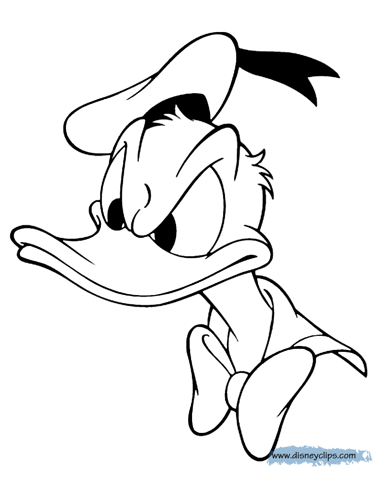 Download Donald Duck Coloring Pages (3) | Disneyclips.com