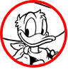 Donald Duck coloring page
