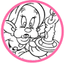 Dopey coloring page