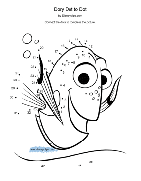 Finding Dory dot to dot
