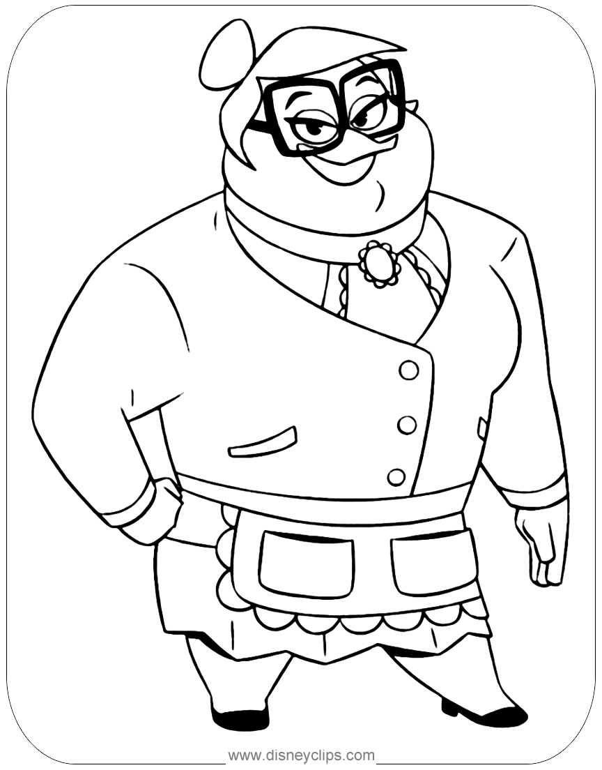 Huey Ducktales Pages Coloring Pages