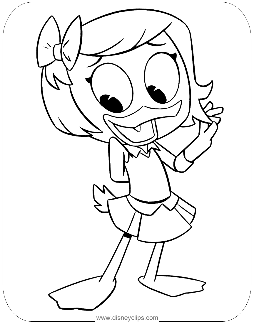 New Ducktales Coloring Pages 20   Disneyclips.com