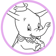 Dumbo coloring page