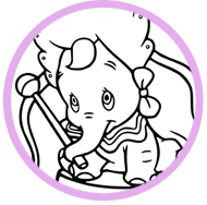 Dumbo coloring page