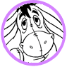 Eeyore coloring page